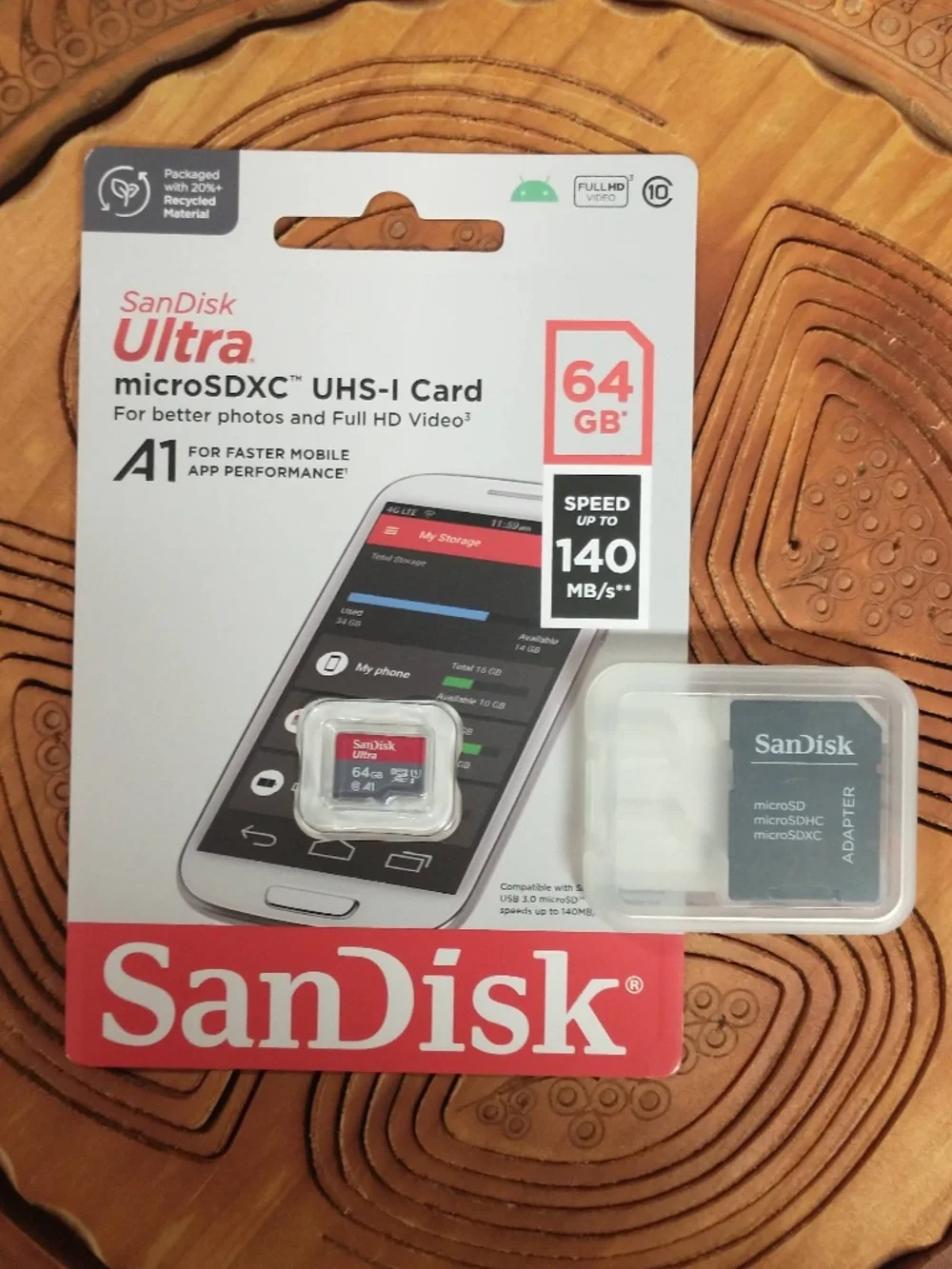 SanDisk Ultra 64GB MicroSDXC UHS-I Card